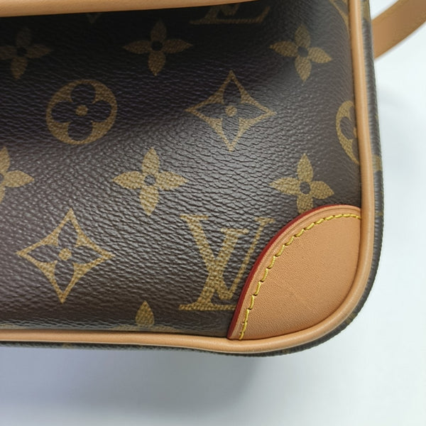 DIANE Monogram Coated Canvas Brown