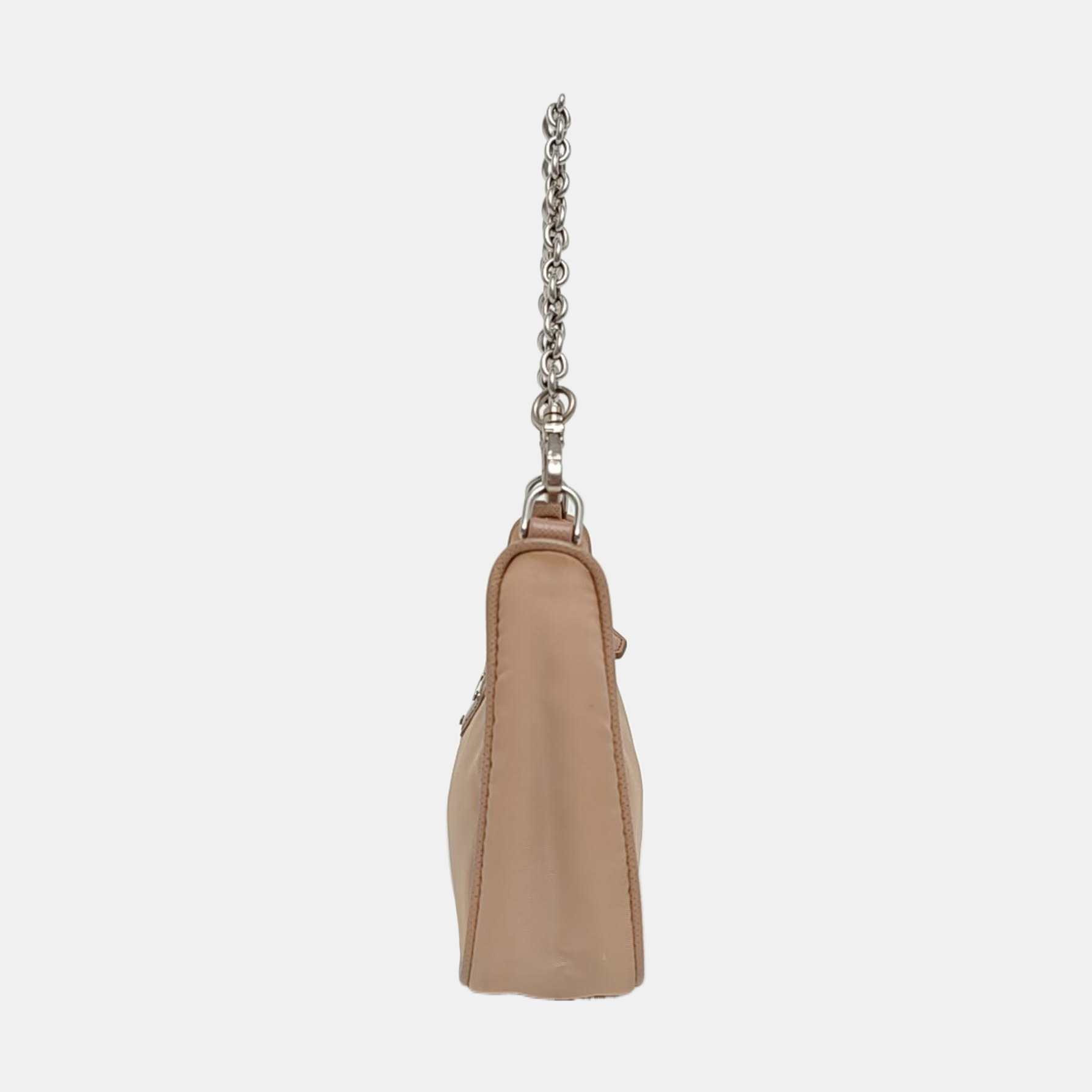 Authenticated pre-owned  Re-edition Nylon Beige - Shoulder Bag at Looply