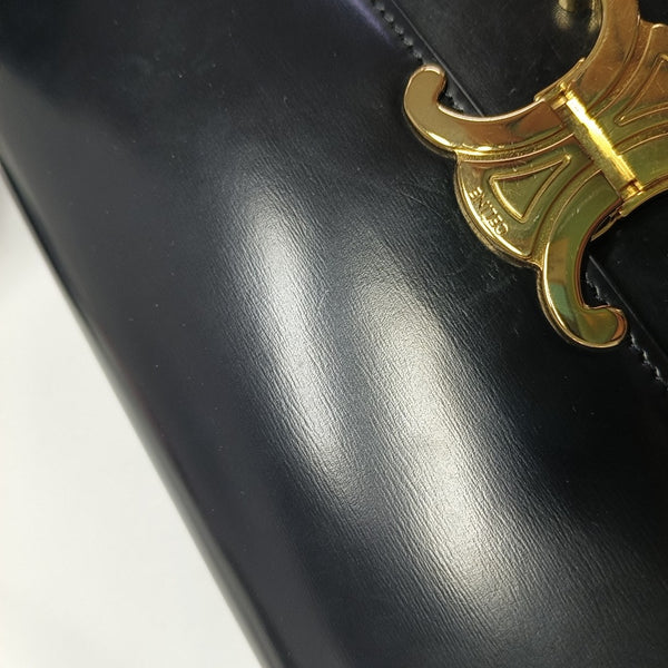 TRIOMPHE Small Calfskin Black