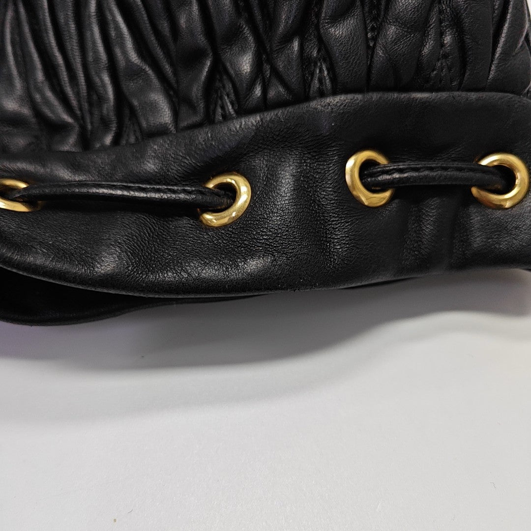 Matelassé Lambskin Black