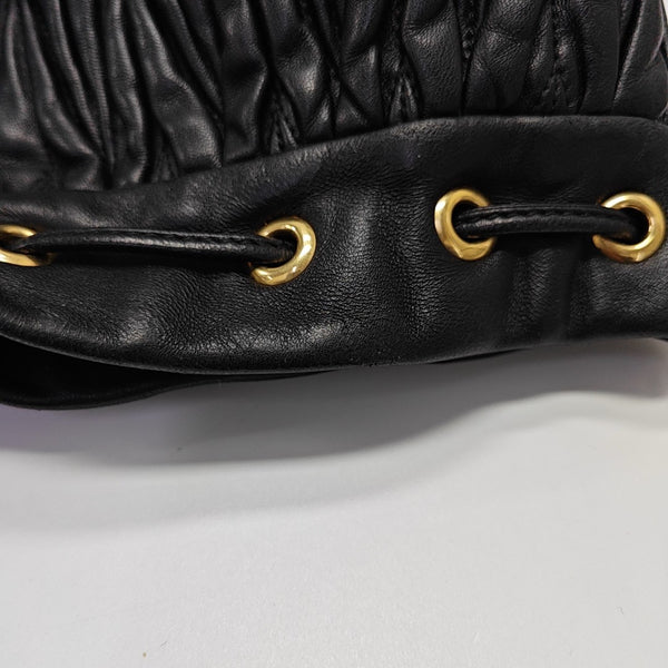 Matelassé Lambskin Black