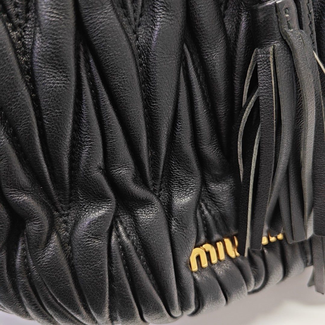 Matelassé Lambskin Black