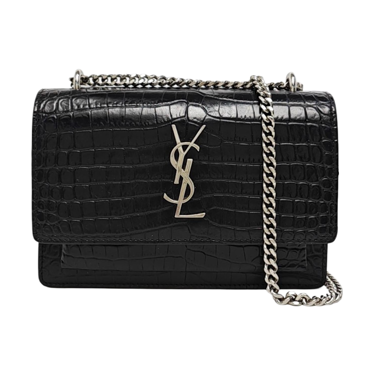 SUNSET Mini Calfskin Black