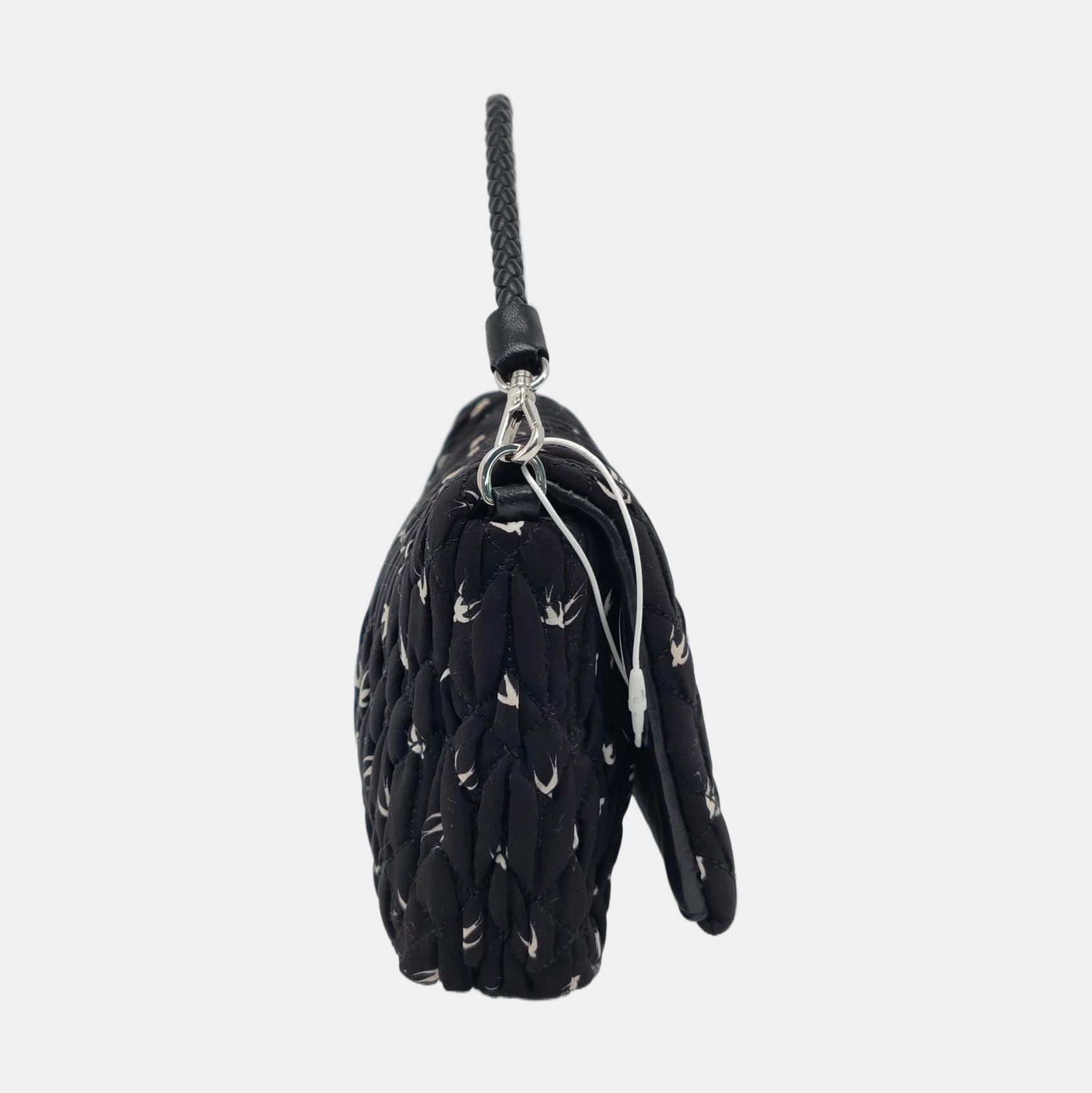 Crystal Quilted Fabric Black