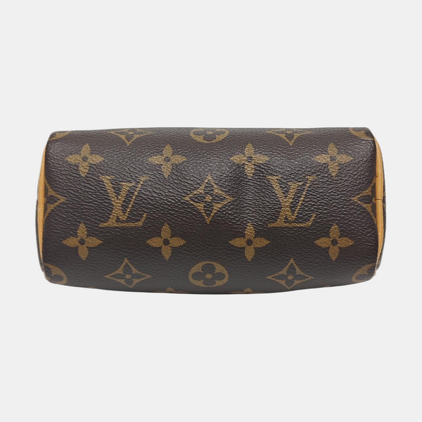 SPEEDY Nano Monogram Coated Canvas Brown