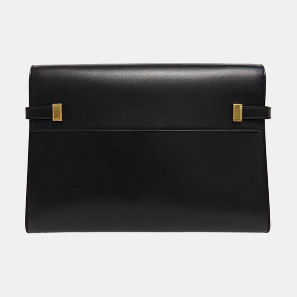 MANHATTAN Medium Calfskin Black