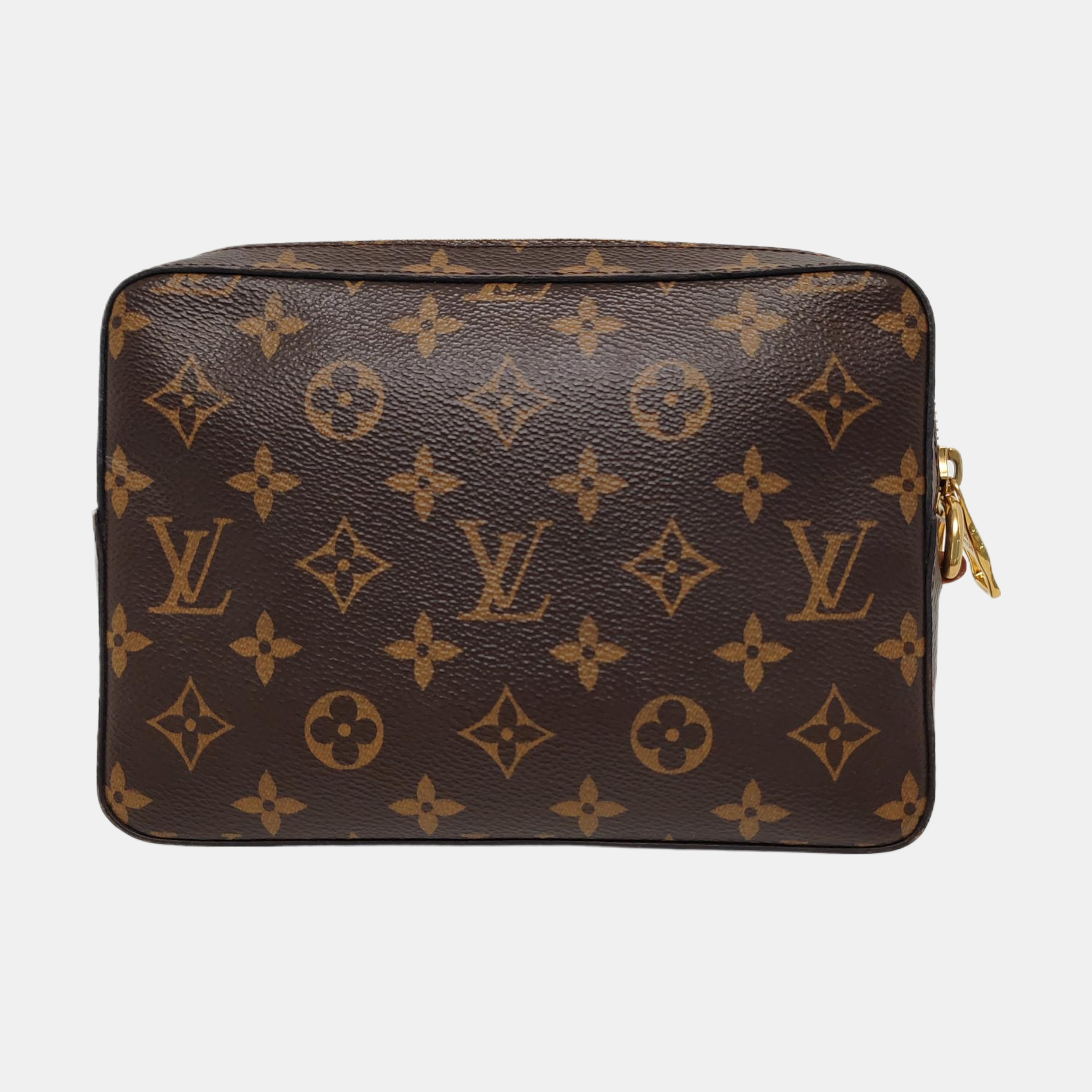 SOFT TRUNK Monogram Coated Canvas Brown