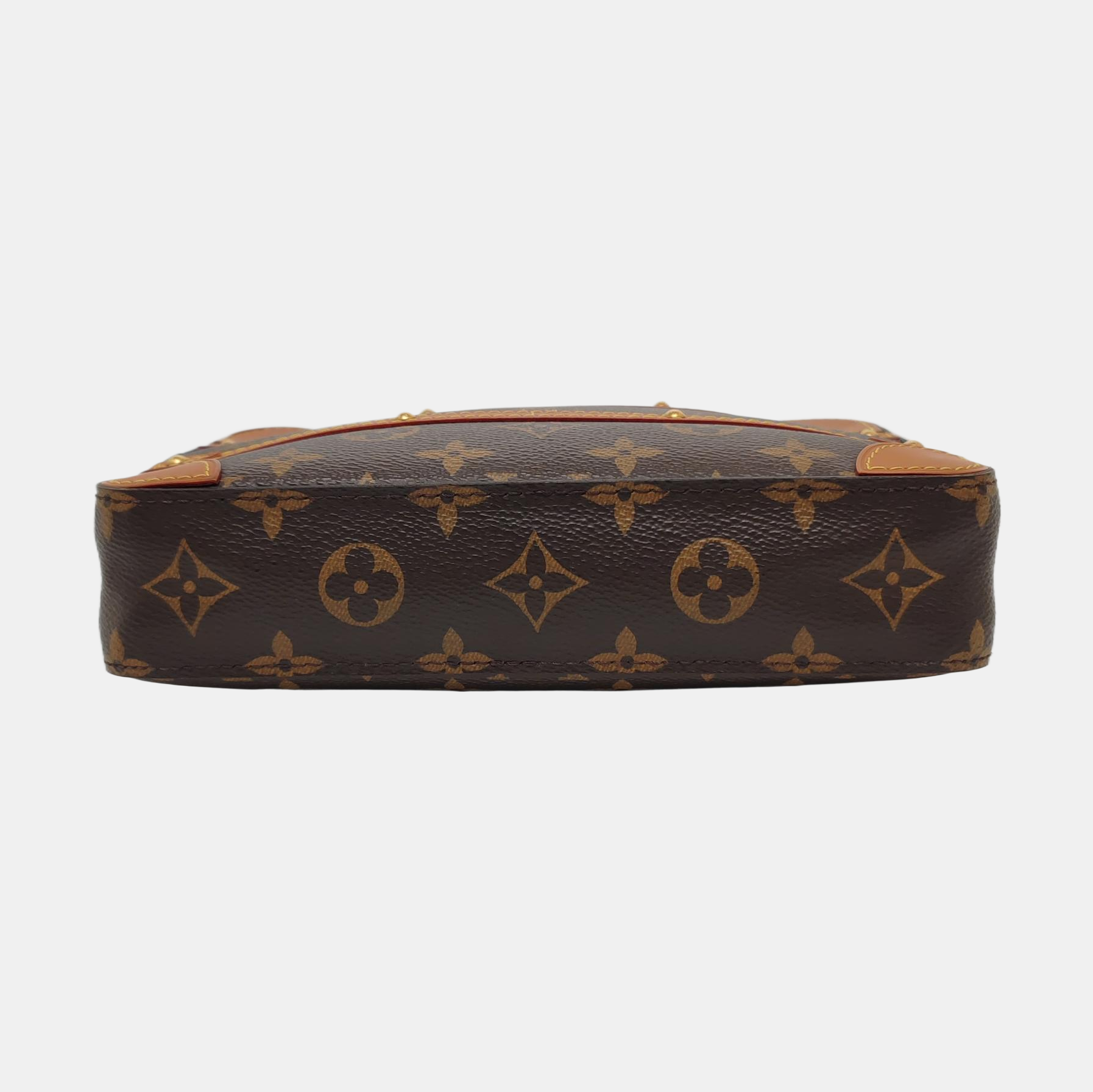SOFT TRUNK Monogram Coated Canvas Brown