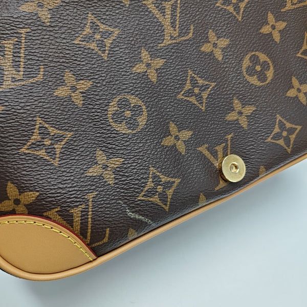 DIANE Monogram Coated Canvas Brown