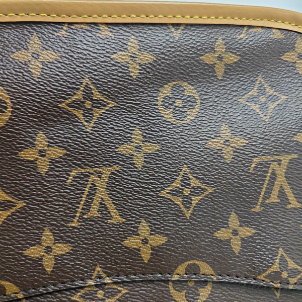 DIANE Monogram Coated Canvas Brown