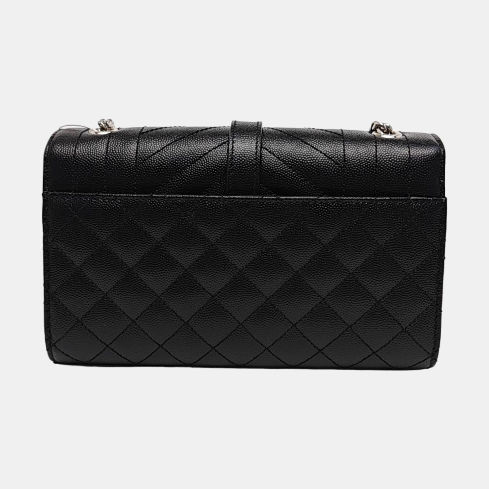 ENVELOPE Small Quilted Calfskin Black