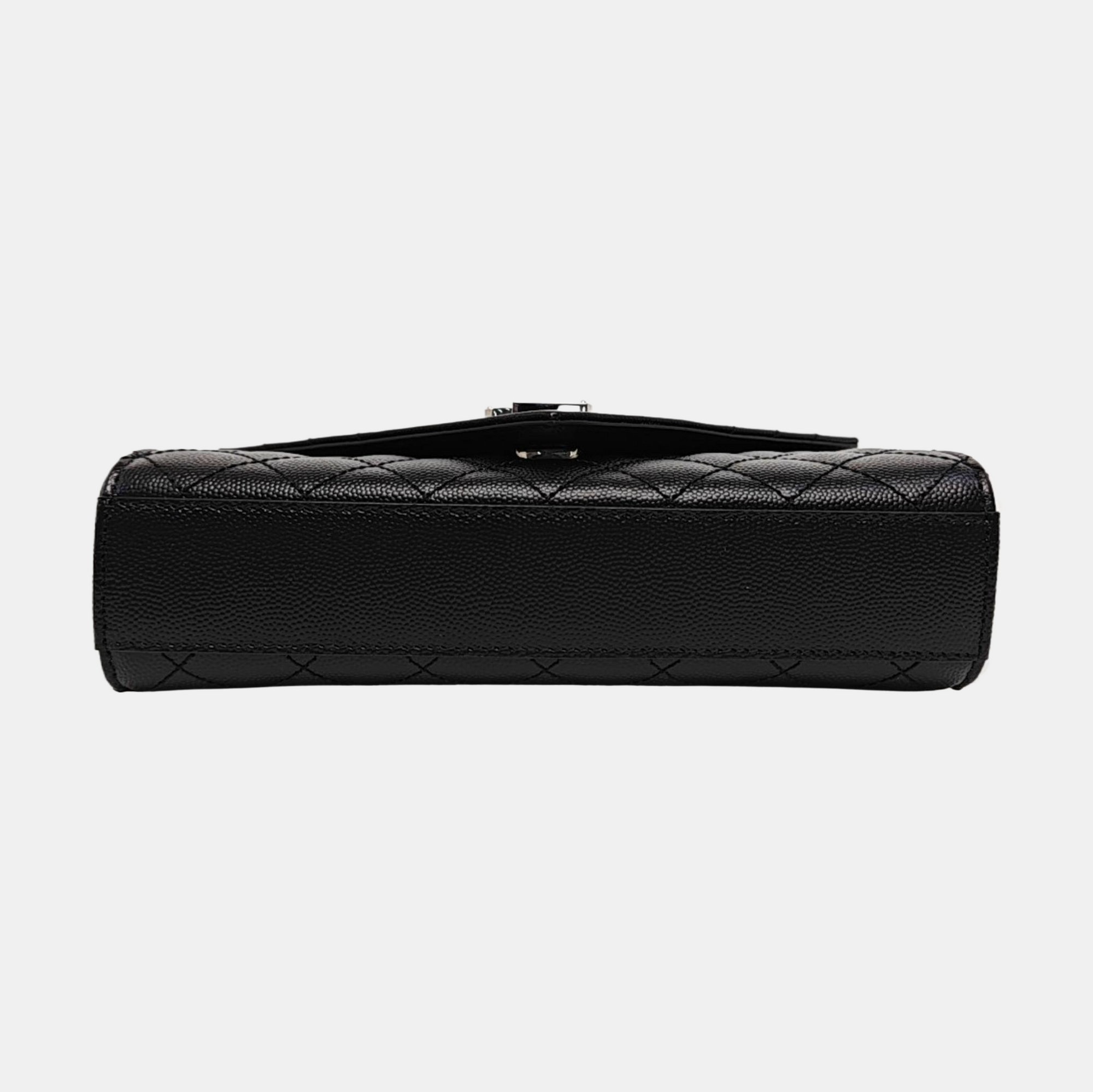 ENVELOPE Small Quilted Calfskin Black