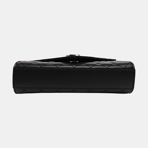 ENVELOPE Small Quilted Calfskin Black