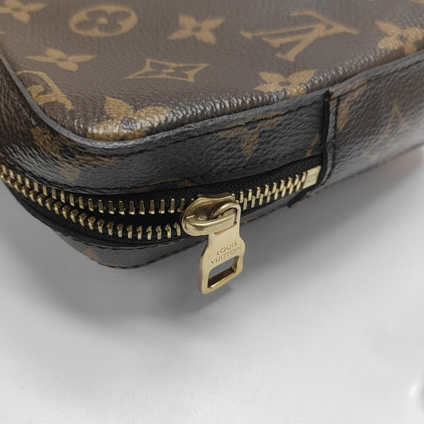 SOFT TRUNK Monogram Coated Canvas Brown