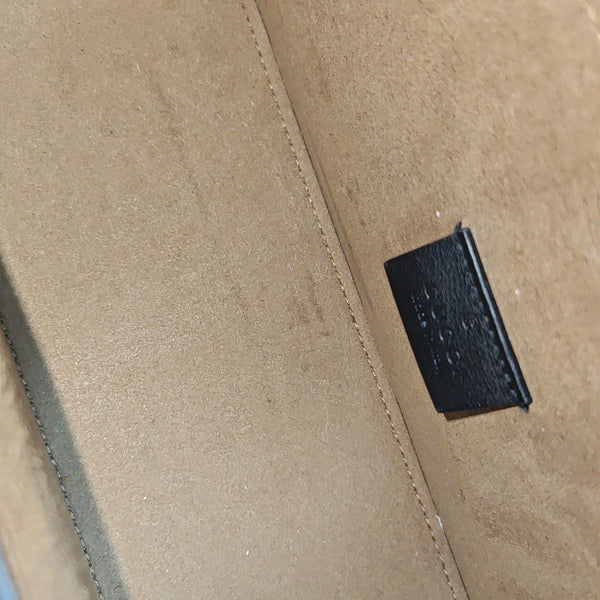 Padlock Small Monogram Coated Canvas Beige