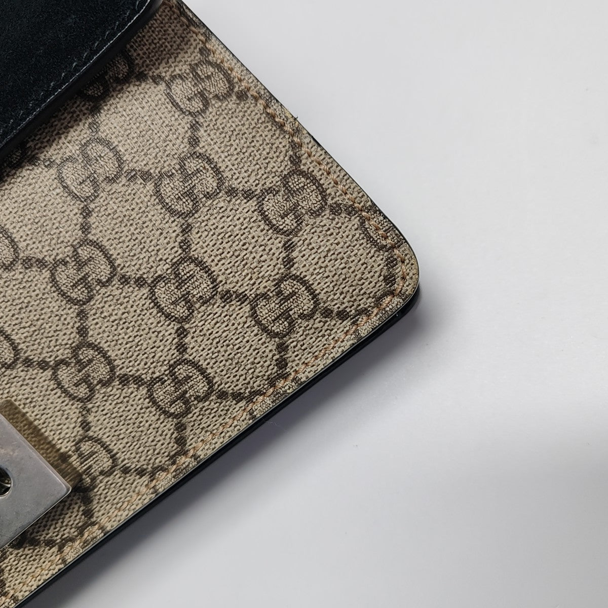 Dionysus Mini Monogram Coated Canvas Beige