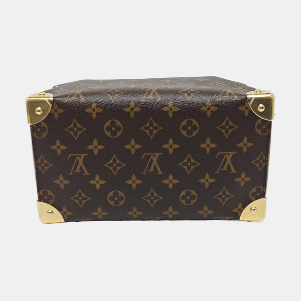 SPEEDY 25 Monogram Coated Canvas Brown