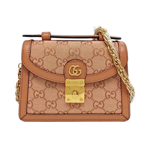 Ophidia Mini Monogram Canvas Pink