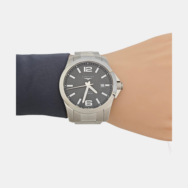 Conquest 41mm Black Automatic Watch
