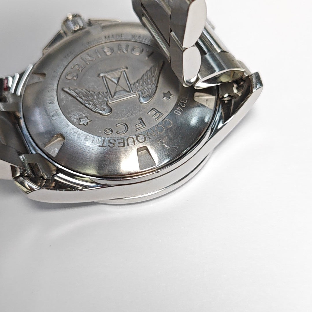 Conquest 41mm Black Automatic Watch