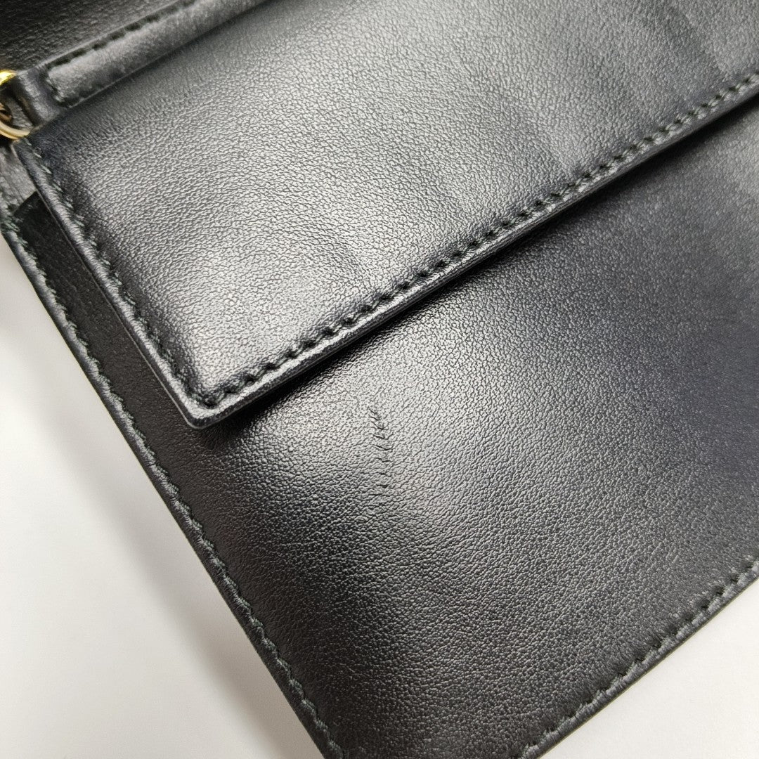 Ginny Calfskin Black