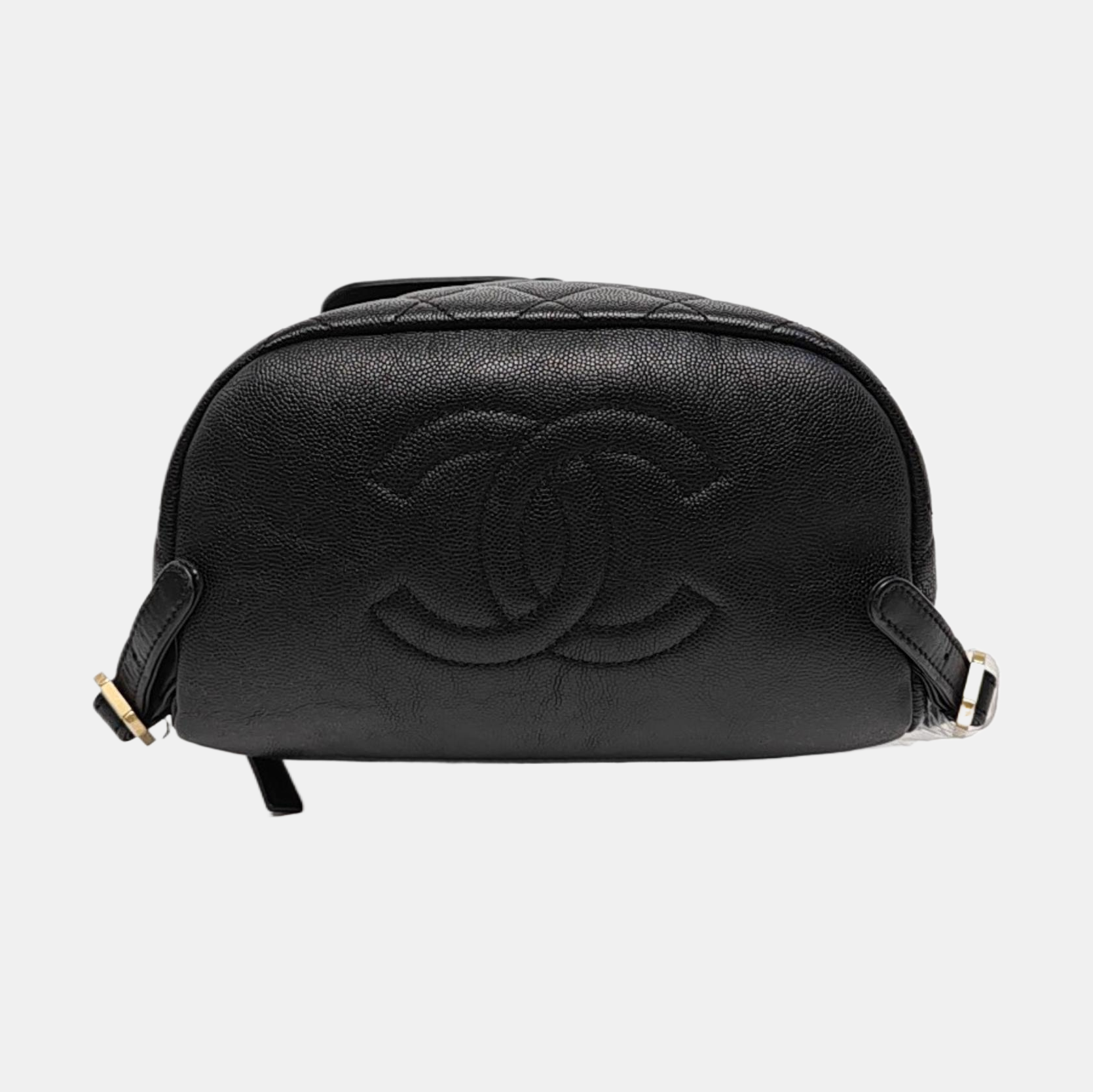 FILIGREE Small Quilted Grained Calfskin Black