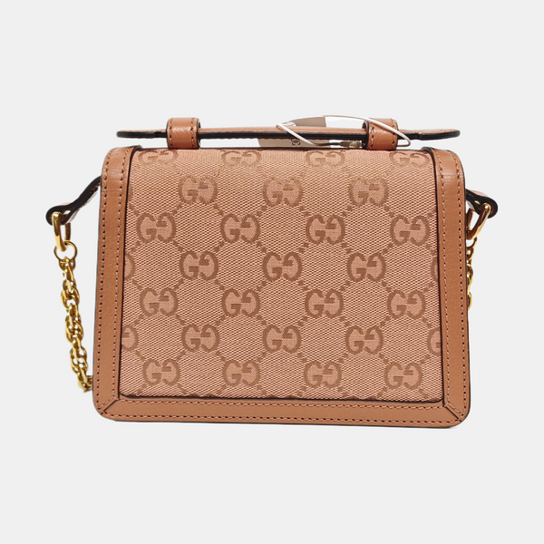 Ophidia Mini Monogram Canvas Pink