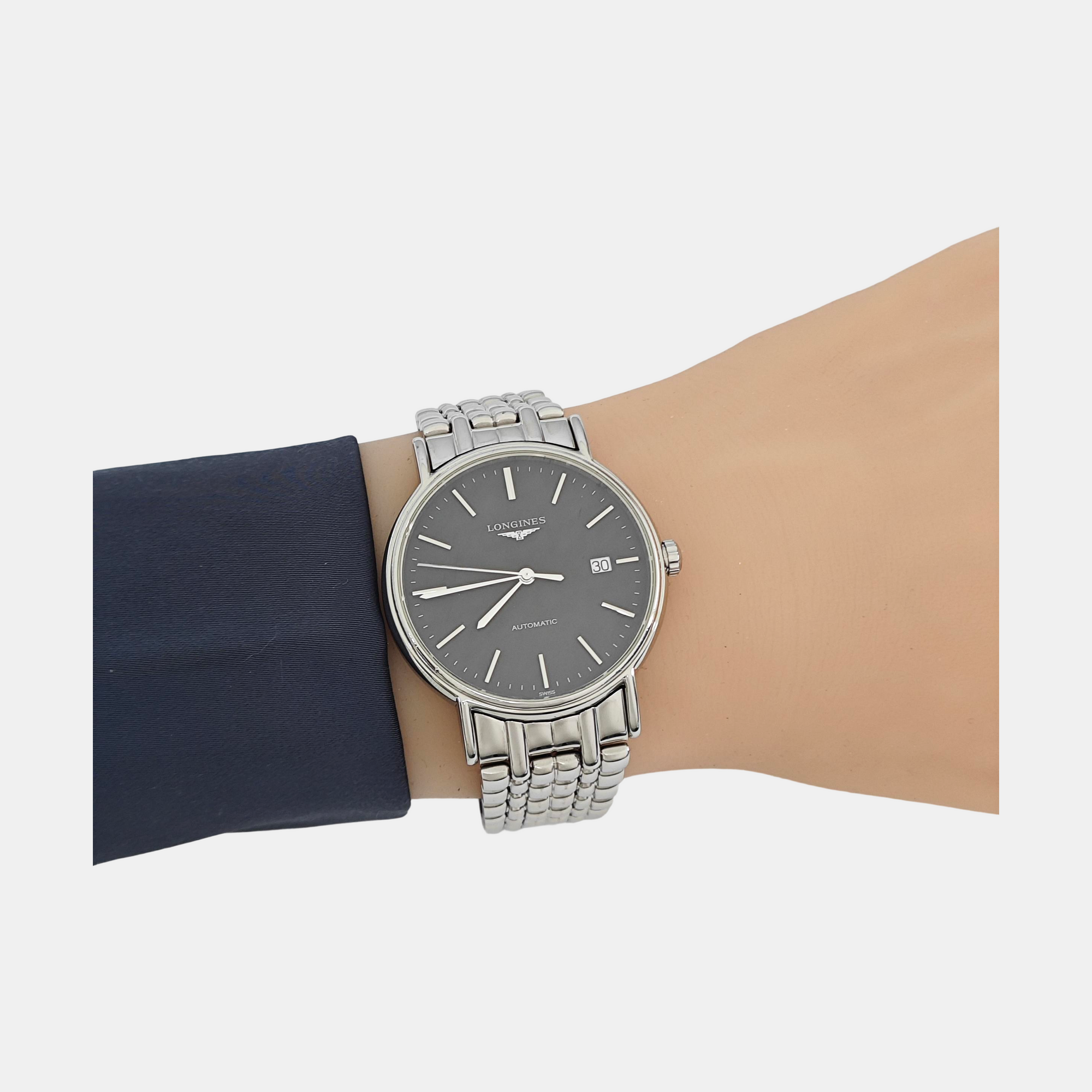 38.5mm Black Automatic Watch