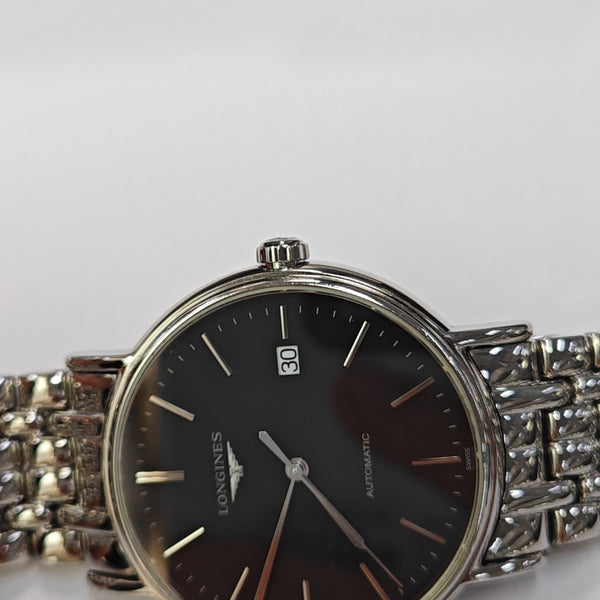 38.5mm Black Automatic Watch