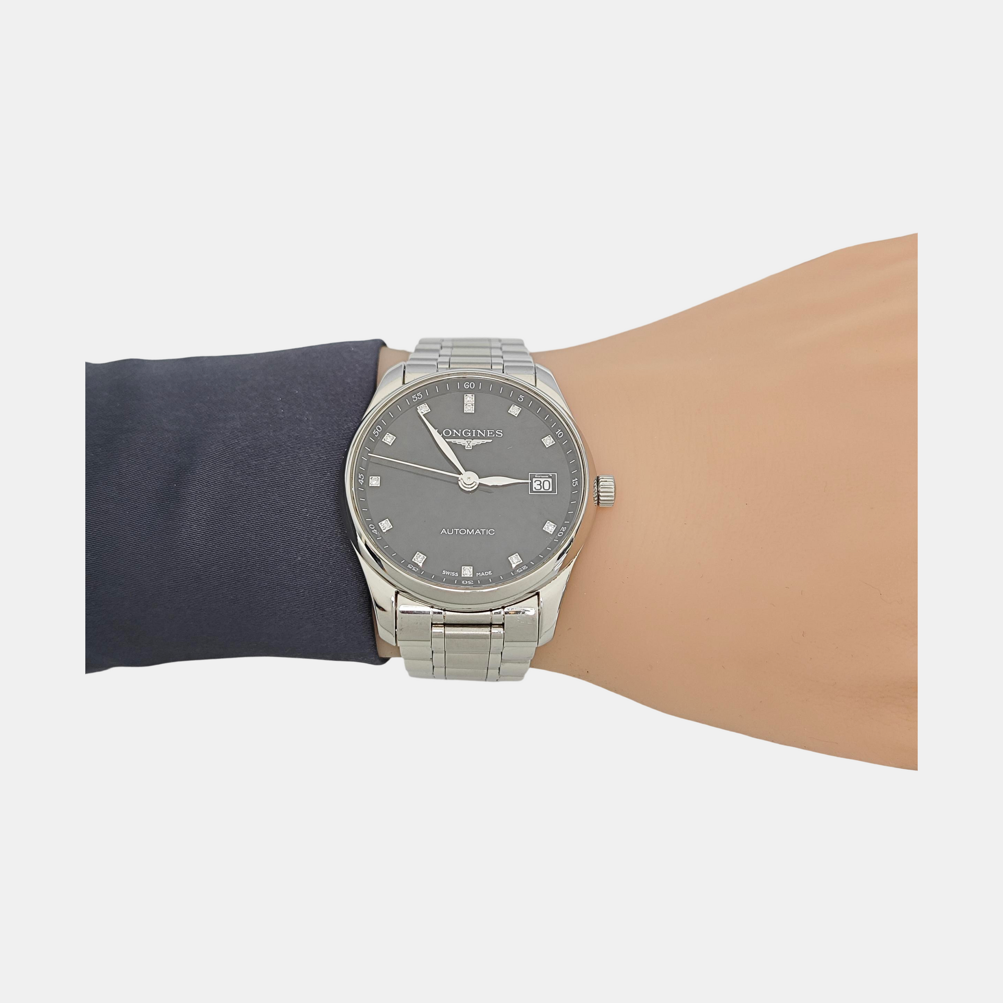 Master Collection 36mm Black Automatic Watch