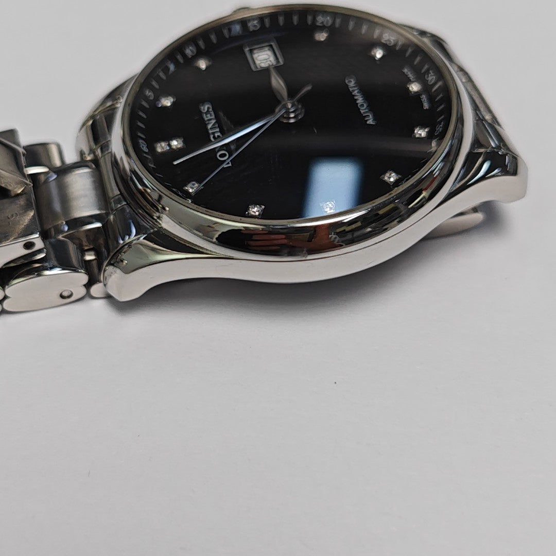 Master Collection 36mm Black Automatic Watch