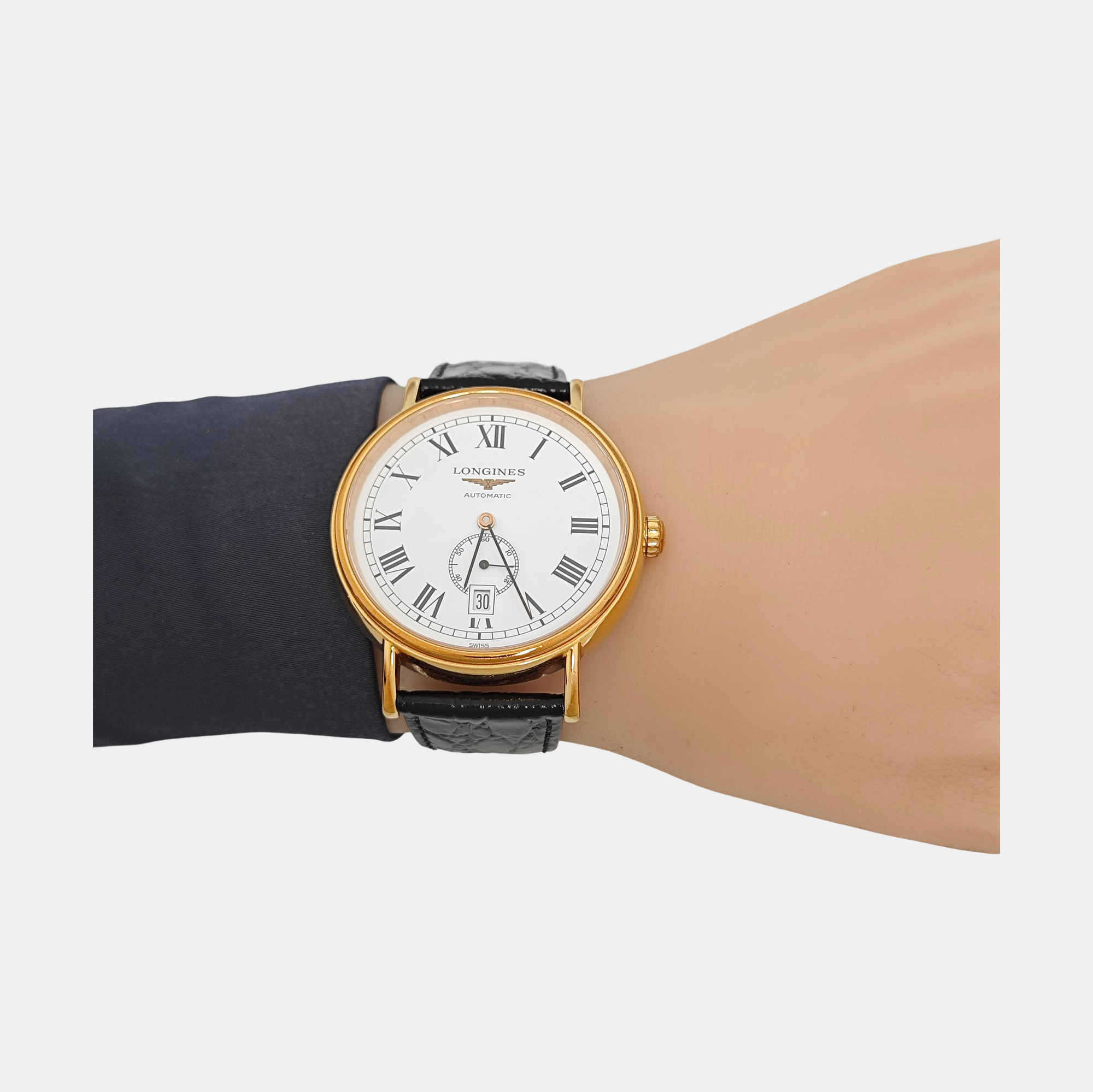 40mm White Automatic Watch