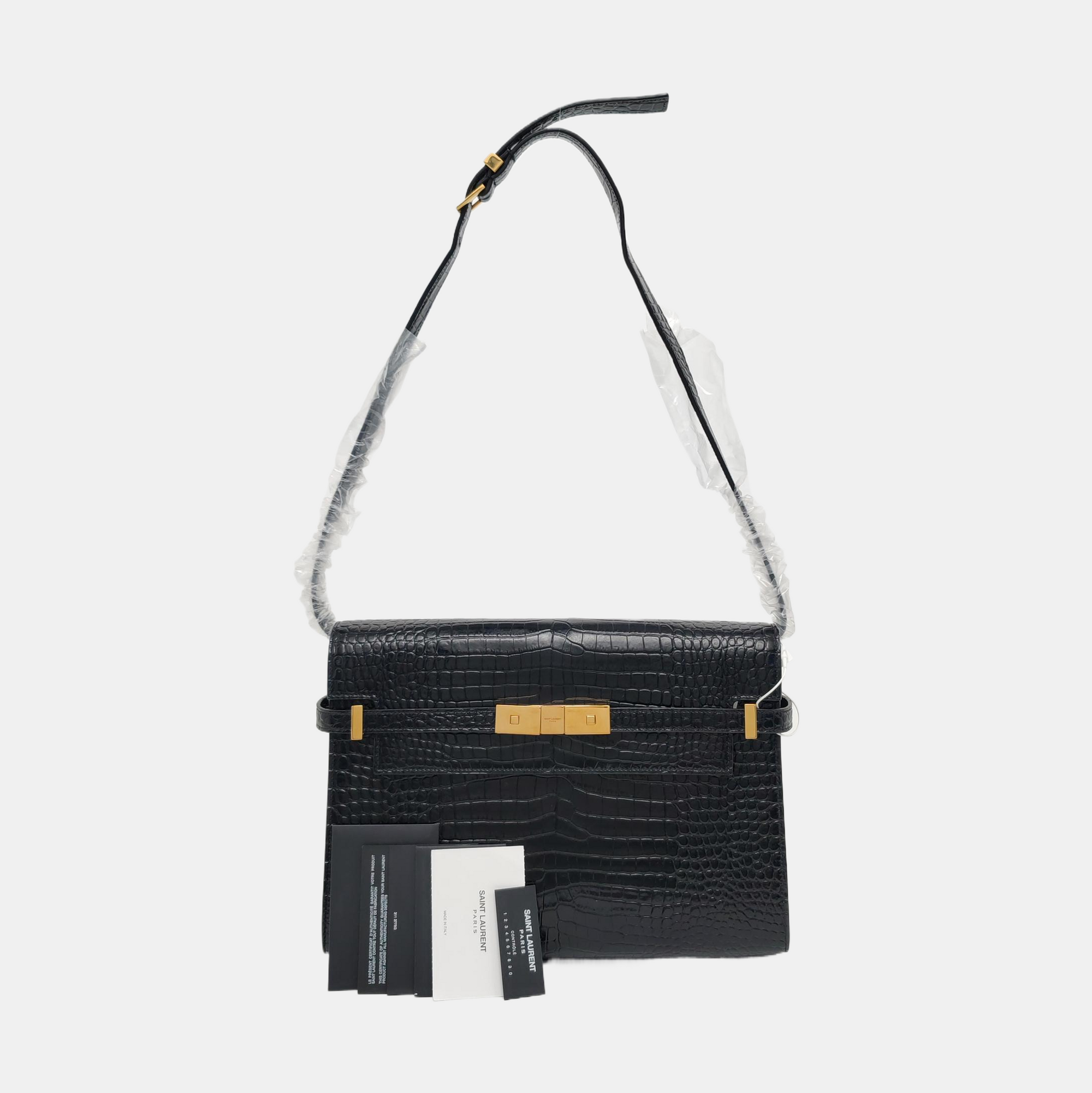 MANHATTAN Calfskin Black