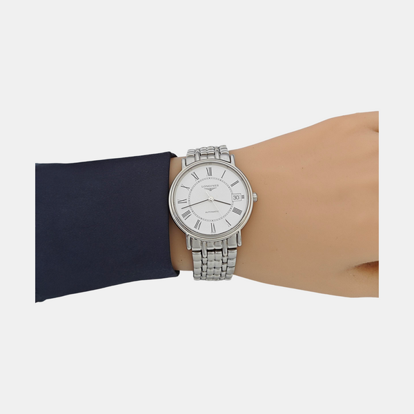 Elegant Collection 34.5mm White Automatic Watch