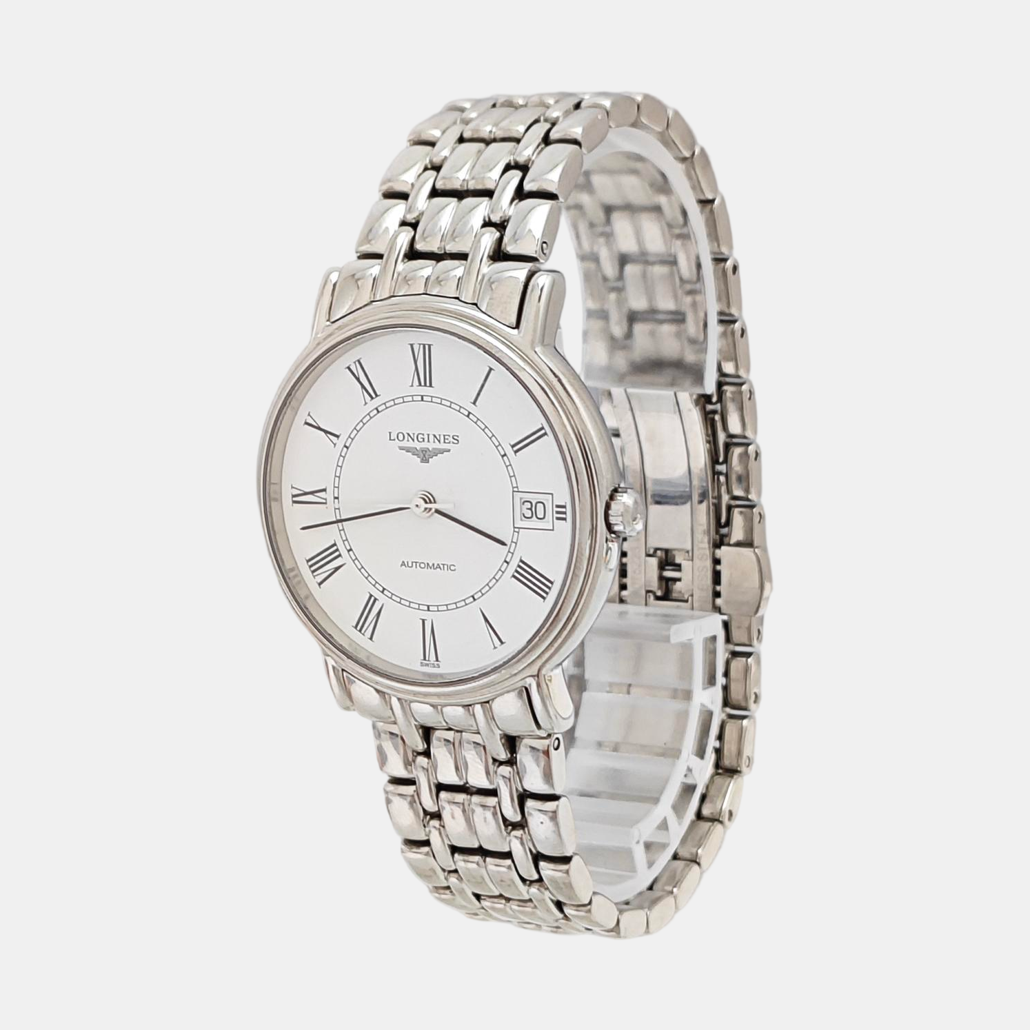 Elegant Collection 34.5mm White Automatic Watch