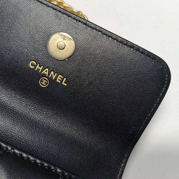 Quilted Lambskin Black