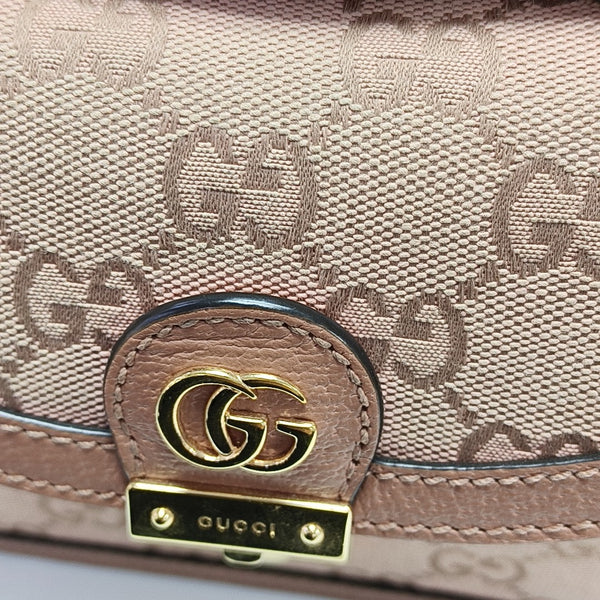 Ophidia Mini Monogram Canvas Pink
