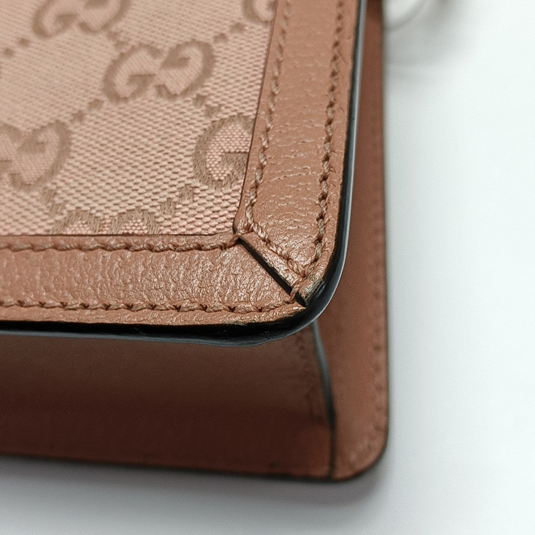 Ophidia Mini Monogram Canvas Pink