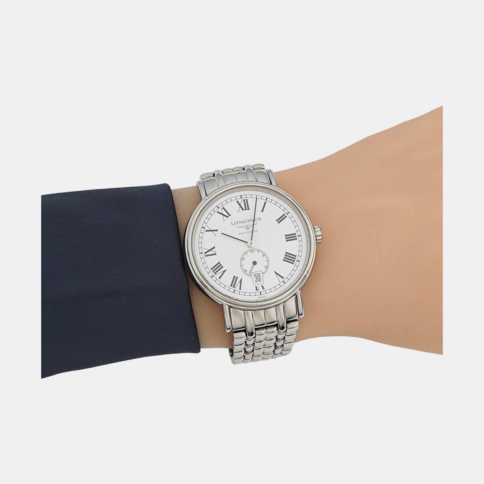 40mm White Automatic Watch