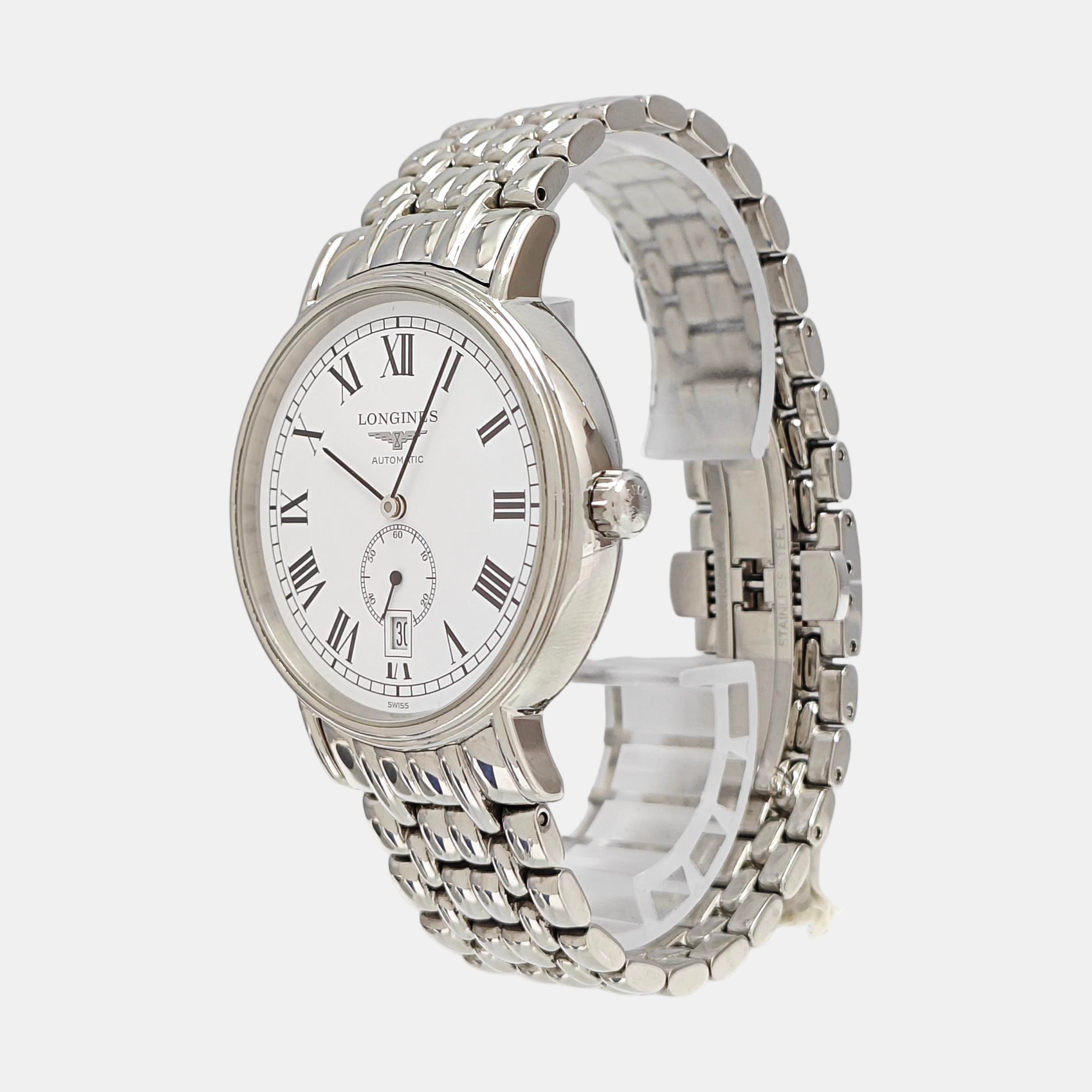 40mm White Automatic Watch