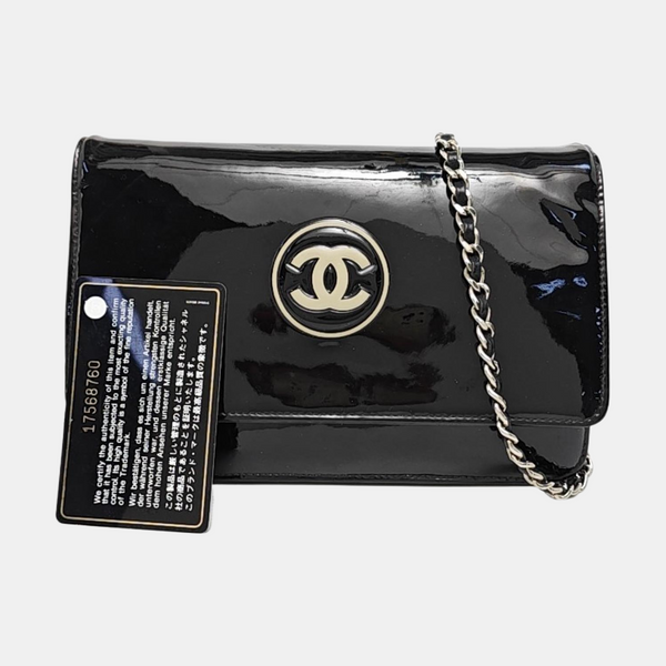 CIRCLED CC WOC Patent Leather Black