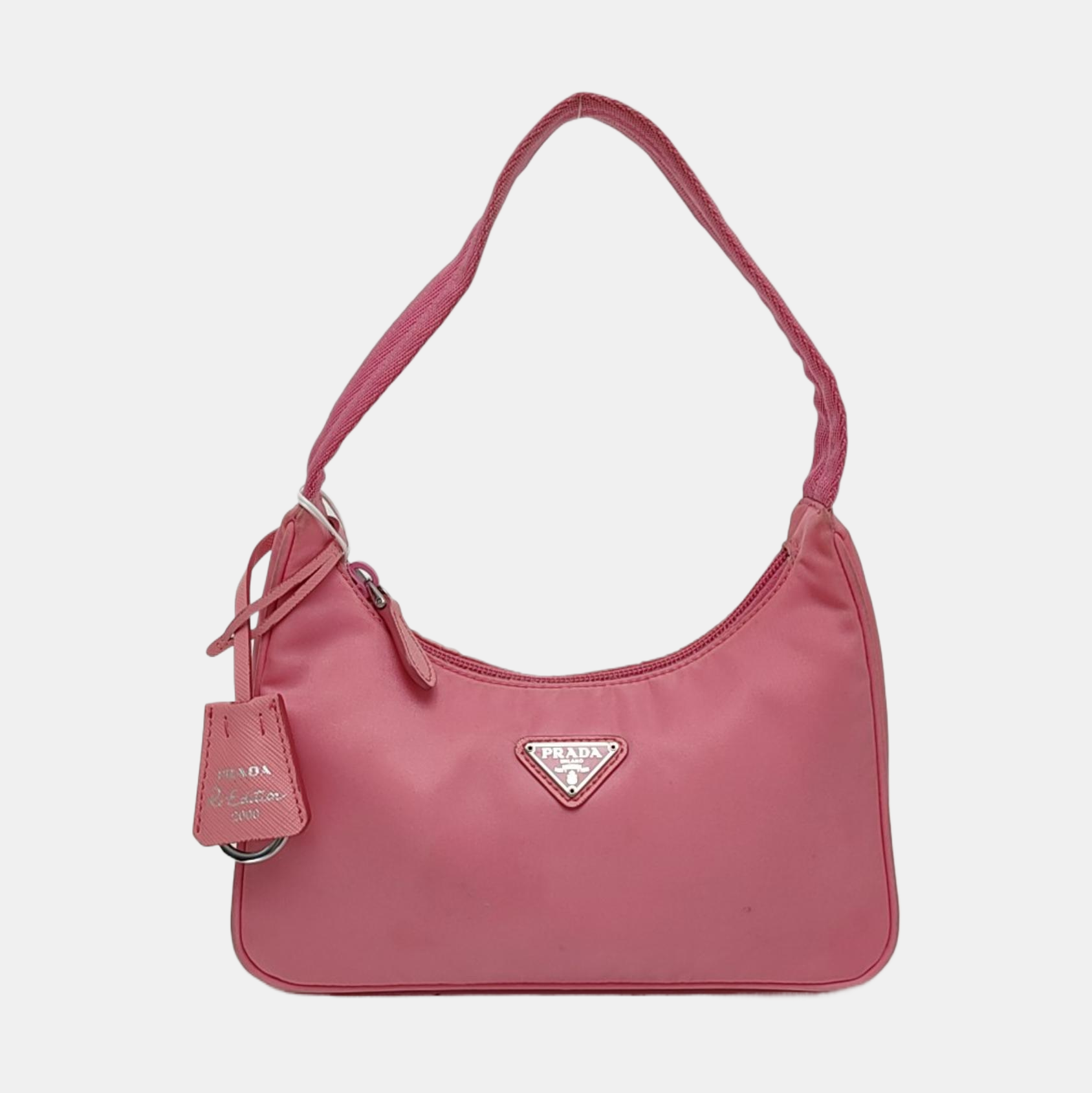 Authenticated pre-owned  Reedition2000 Mini Nylon Pink - Top Handle Bag at Looply