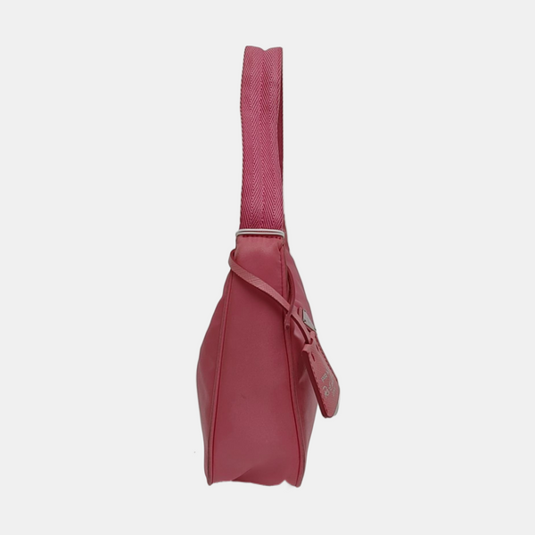 Authenticated pre-owned  Reedition2000 Mini Nylon Pink - Top Handle Bag at Looply