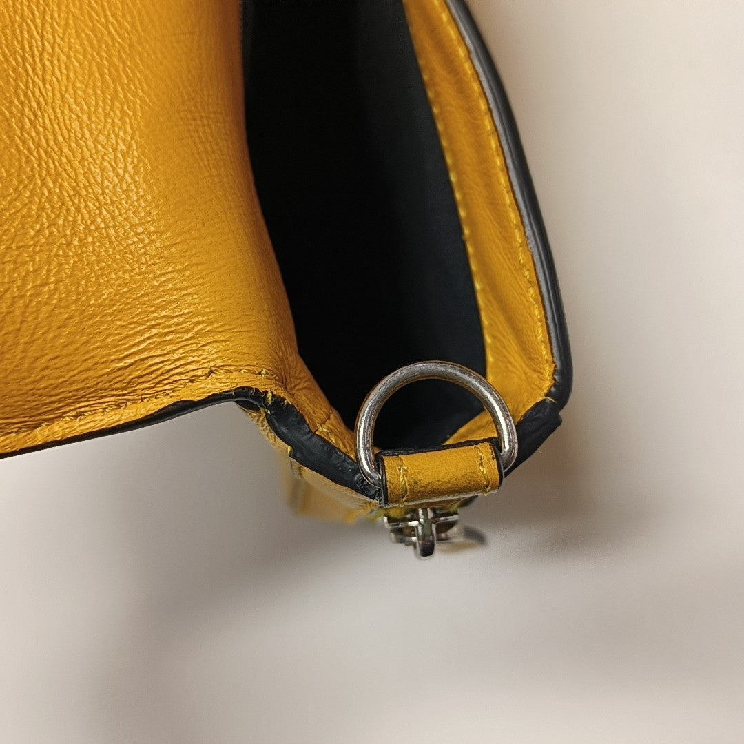 Lambskin Shoulder Bag Yellow