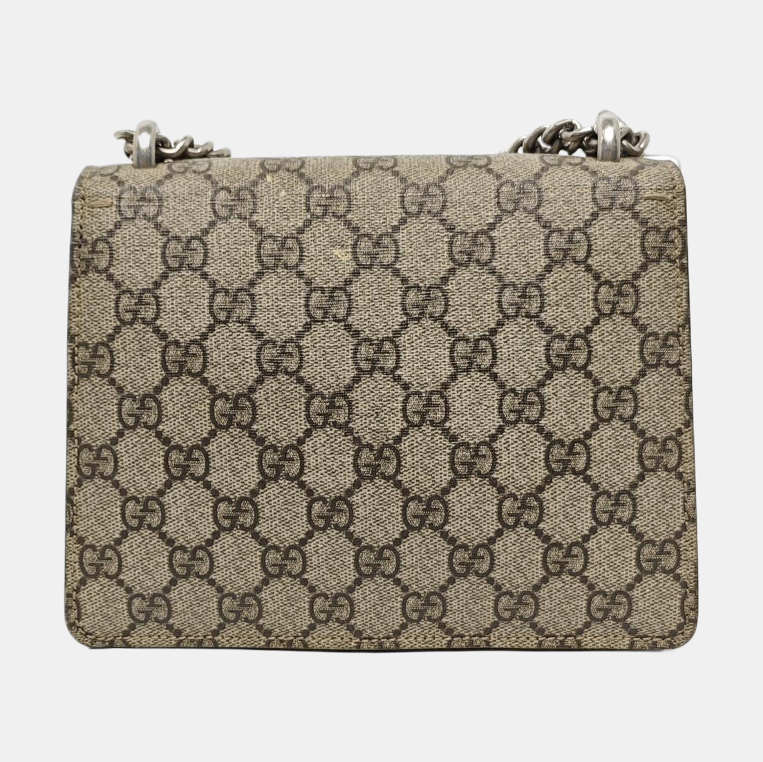Authenticated pre-owned  Dionysus Super Mini Monogram Coated Canvas Beige - Crossbody Bag at Looply