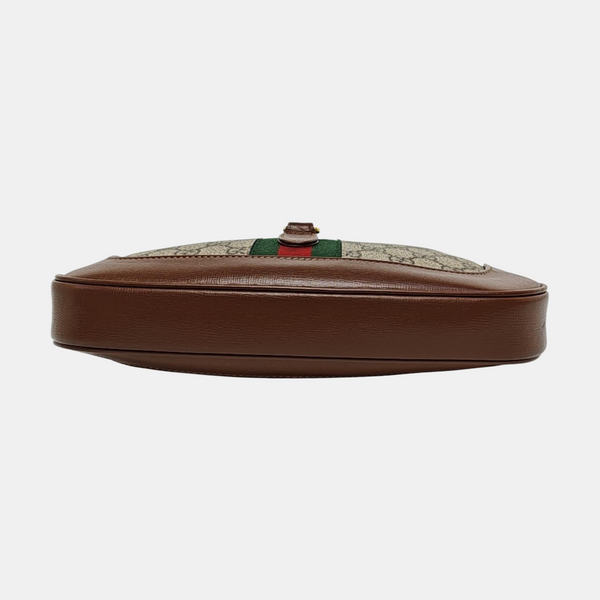 Authenticated pre-owned  Jackie 1961 Small Monogram Coated Canvas Beige - Top Handle Bag at Looply