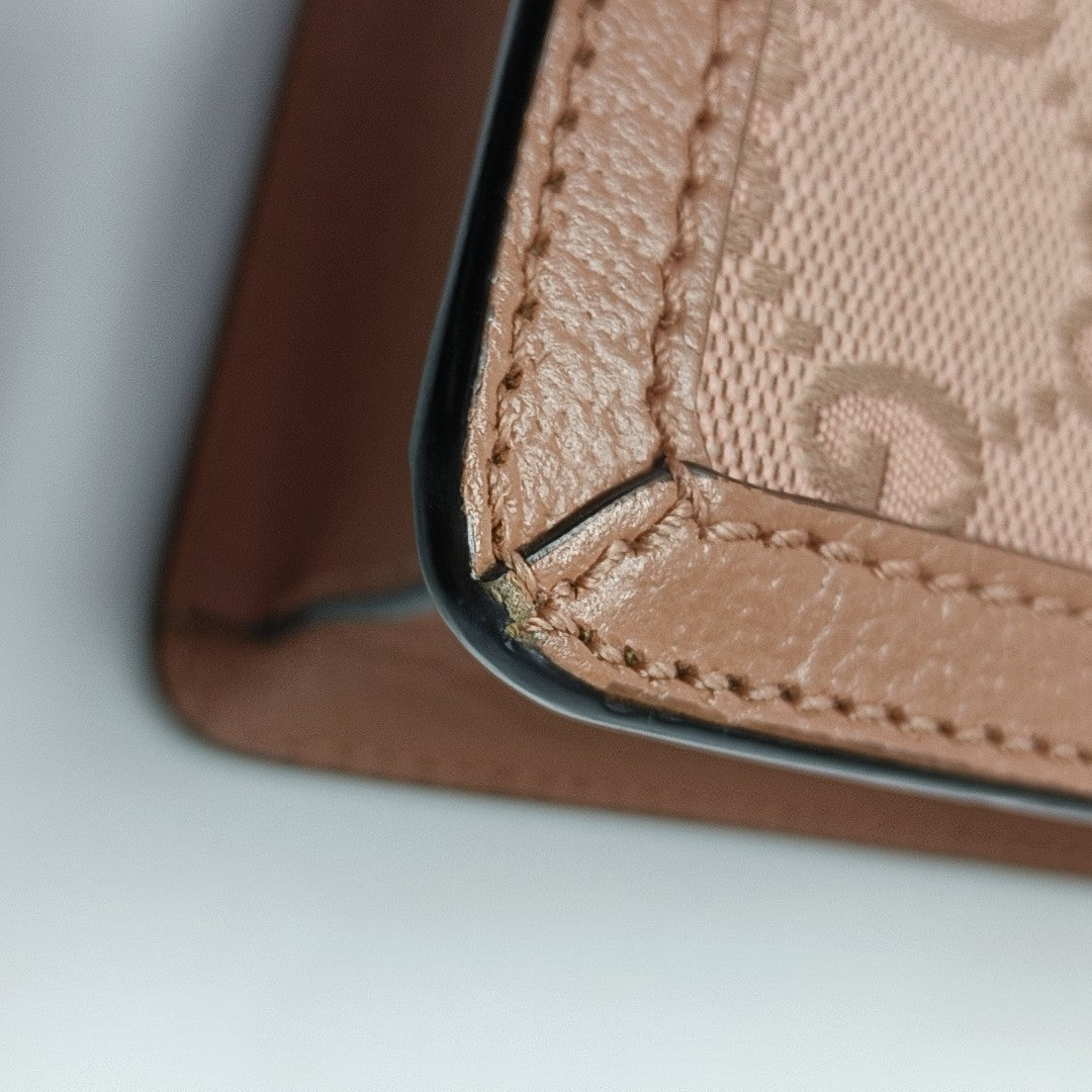 Ophidia Mini Monogram Canvas Pink