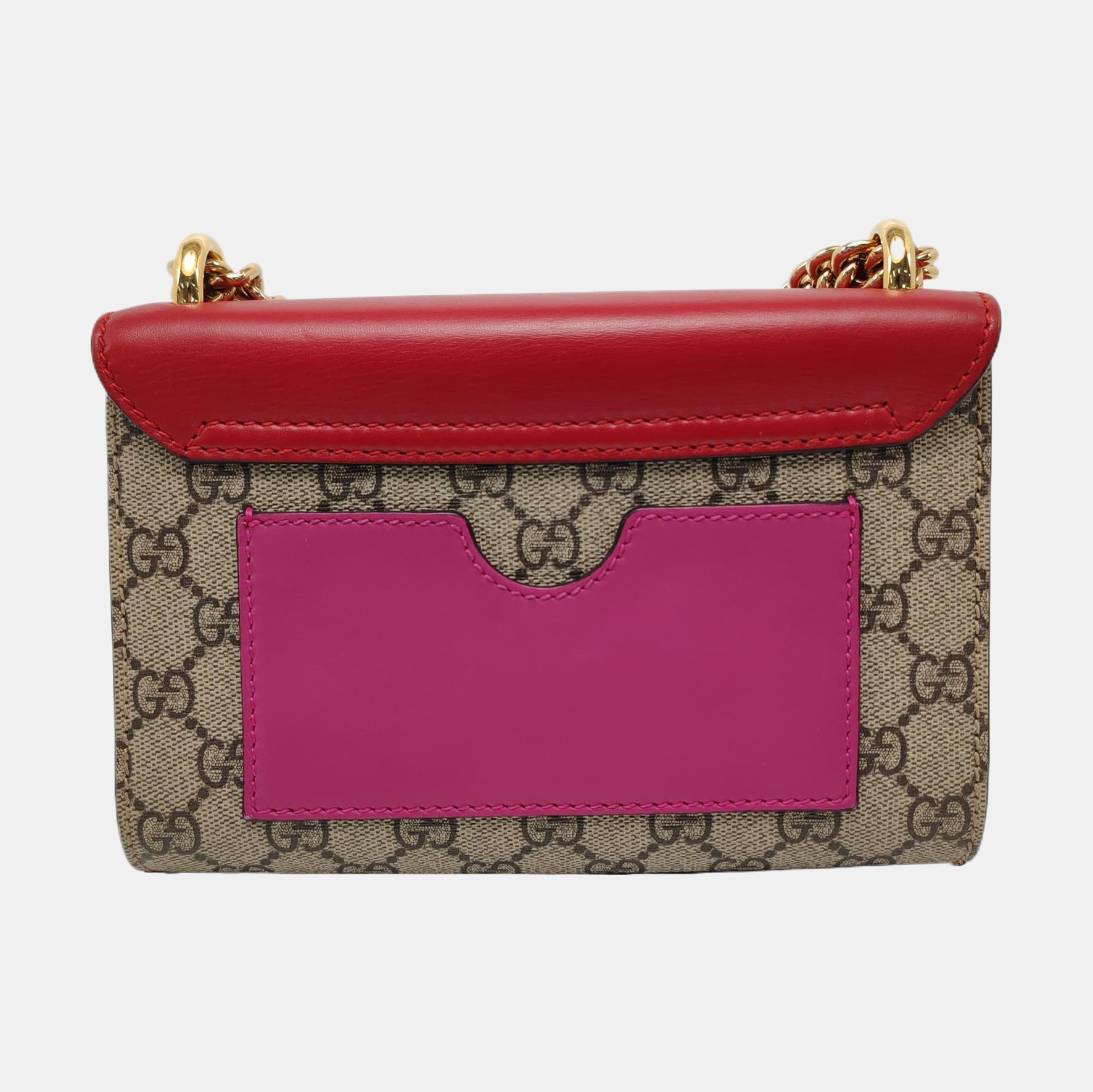 Authenticated pre-owned  Padlock Small Monogram Coated Canvas Multicolor - Shoulder Bag at Looply