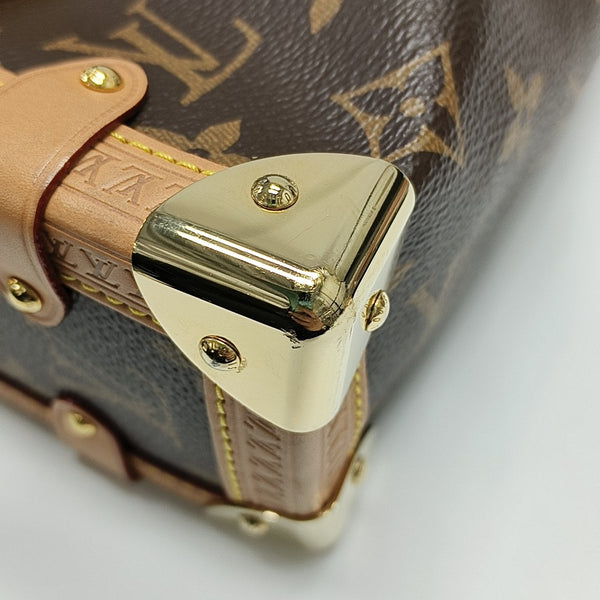 SIDE TRUNK MM Monogram Coated Canvas Brown