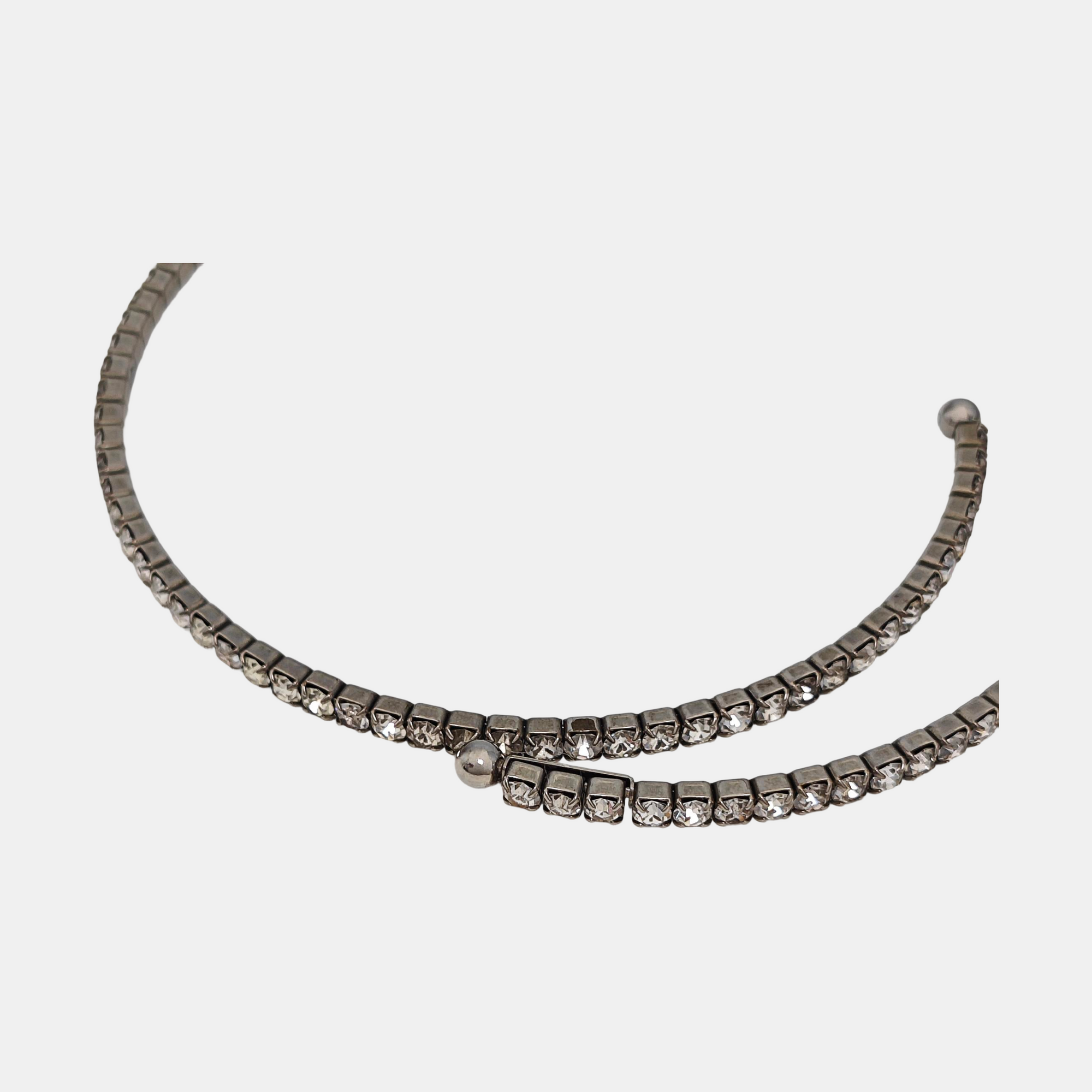 Authenticated pre-owned  Lab Grown Diamond Silver-tone Metal Necklace - Necklace at Looply